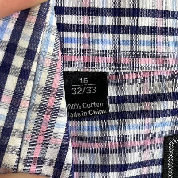David Donahue dress shirt 16 32/33 - Picture 6 of 11